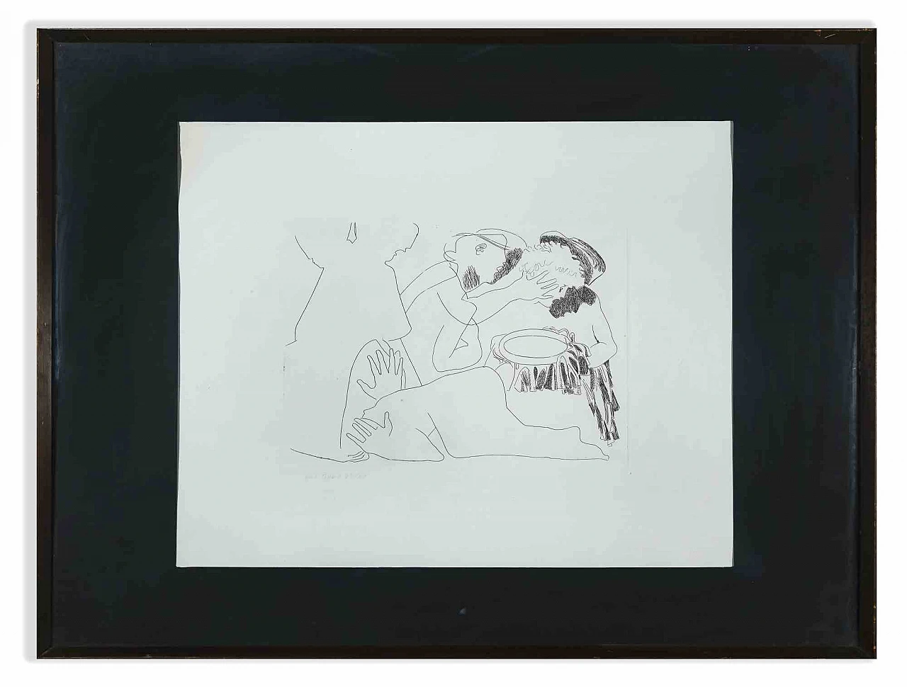 Nino Pedone, The Offer, Etching 2000s 1