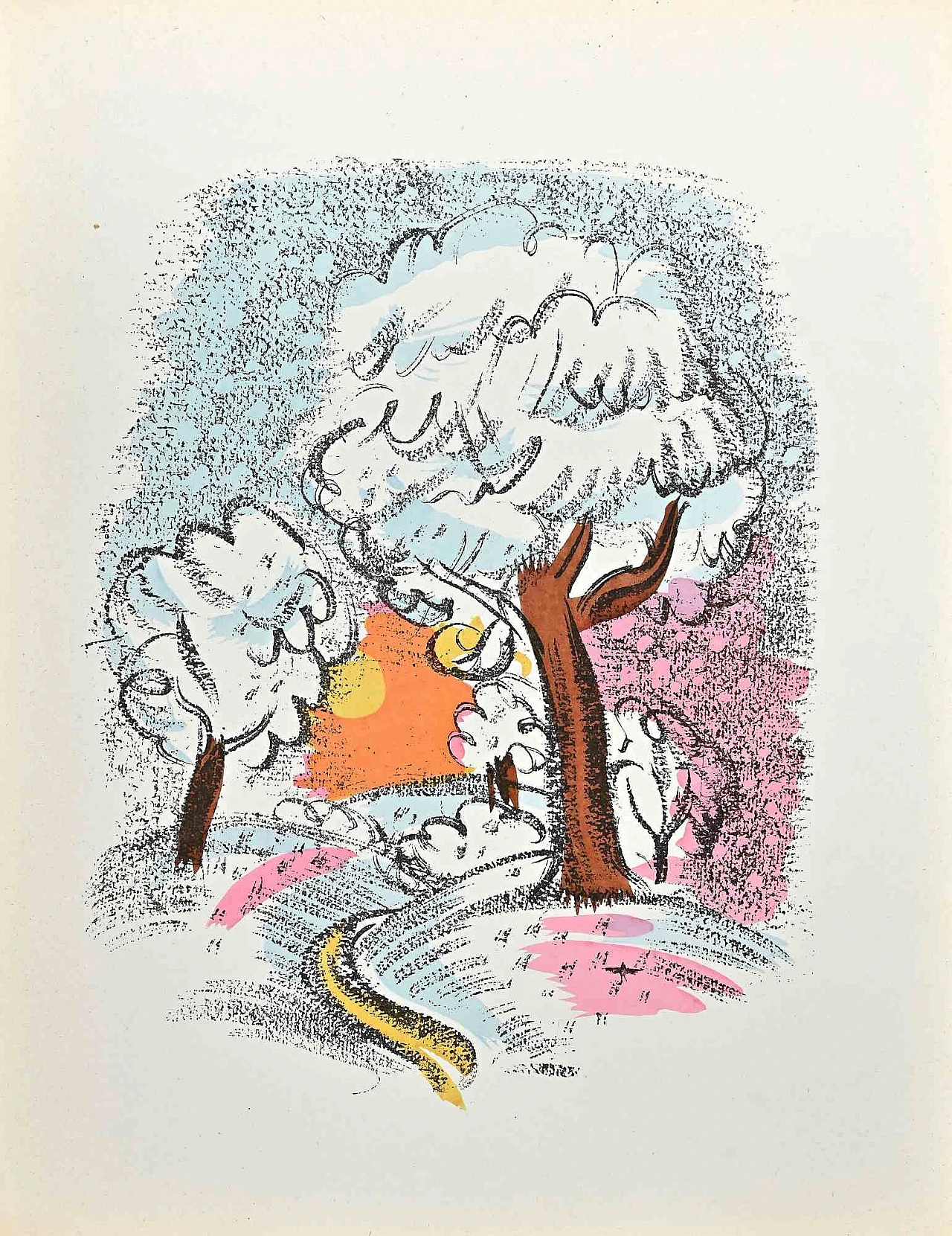 Raoul Dufy, Landscape, Lithograph 1920s-1930s 1