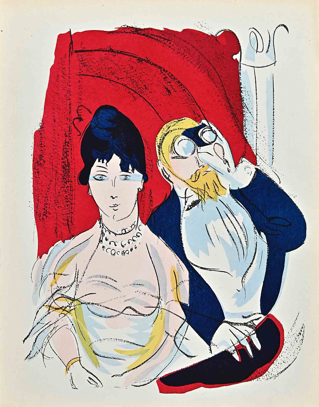 Raoul Dufy, Theatre, Lithograph 1920s-1930s 1