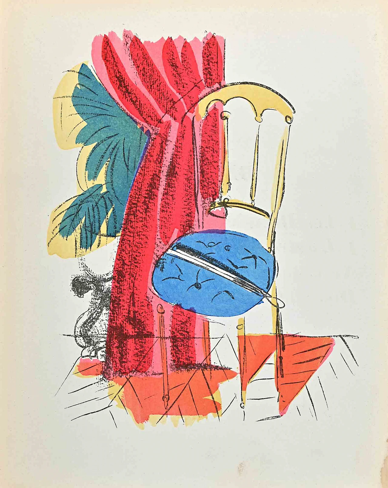 Raoul Dufy, The Chair, Lithograph 1920s-1930s 1