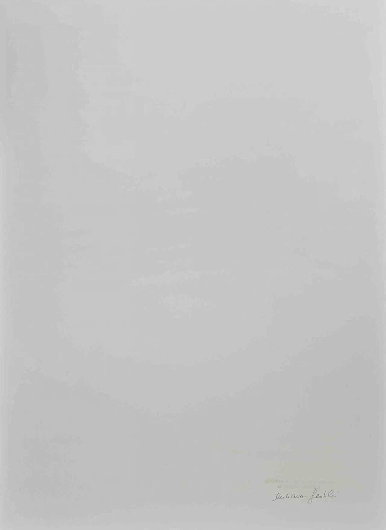 Franco Gentilini, Nude from the Back, Lithograph 1960s-1970s 2