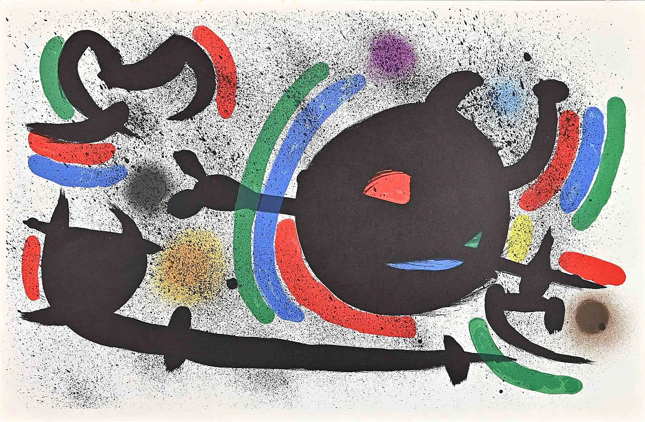 Joan Mirò, Miró Lithographe I - Plate X, Lithograph 1960s-1970s 1