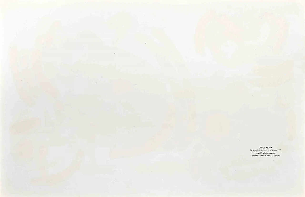 Joan Mirò, Miró Lithographe I - Plate X, Lithograph 1960s-1970s 2