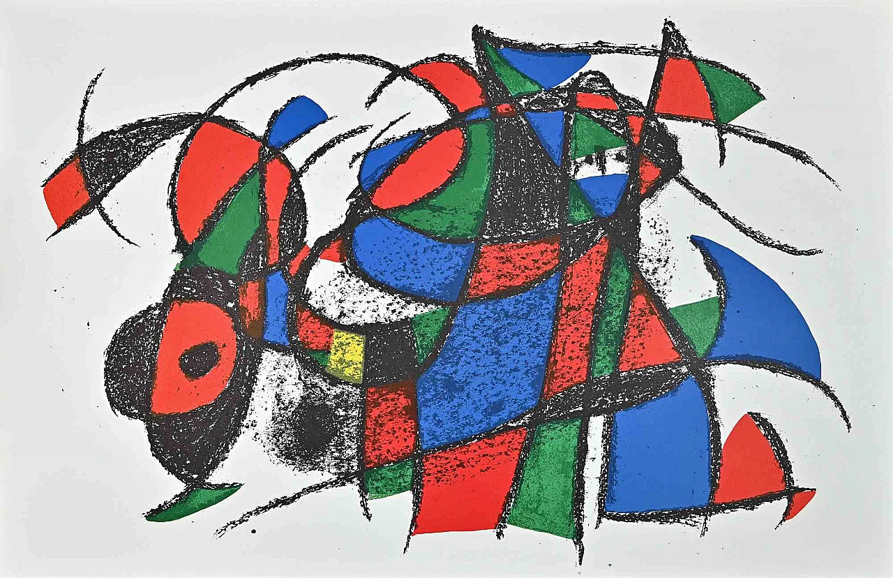 Joan Mirò, Abstract Composition - Mirò Lithographe, Lithograph 1960s-1970s 1