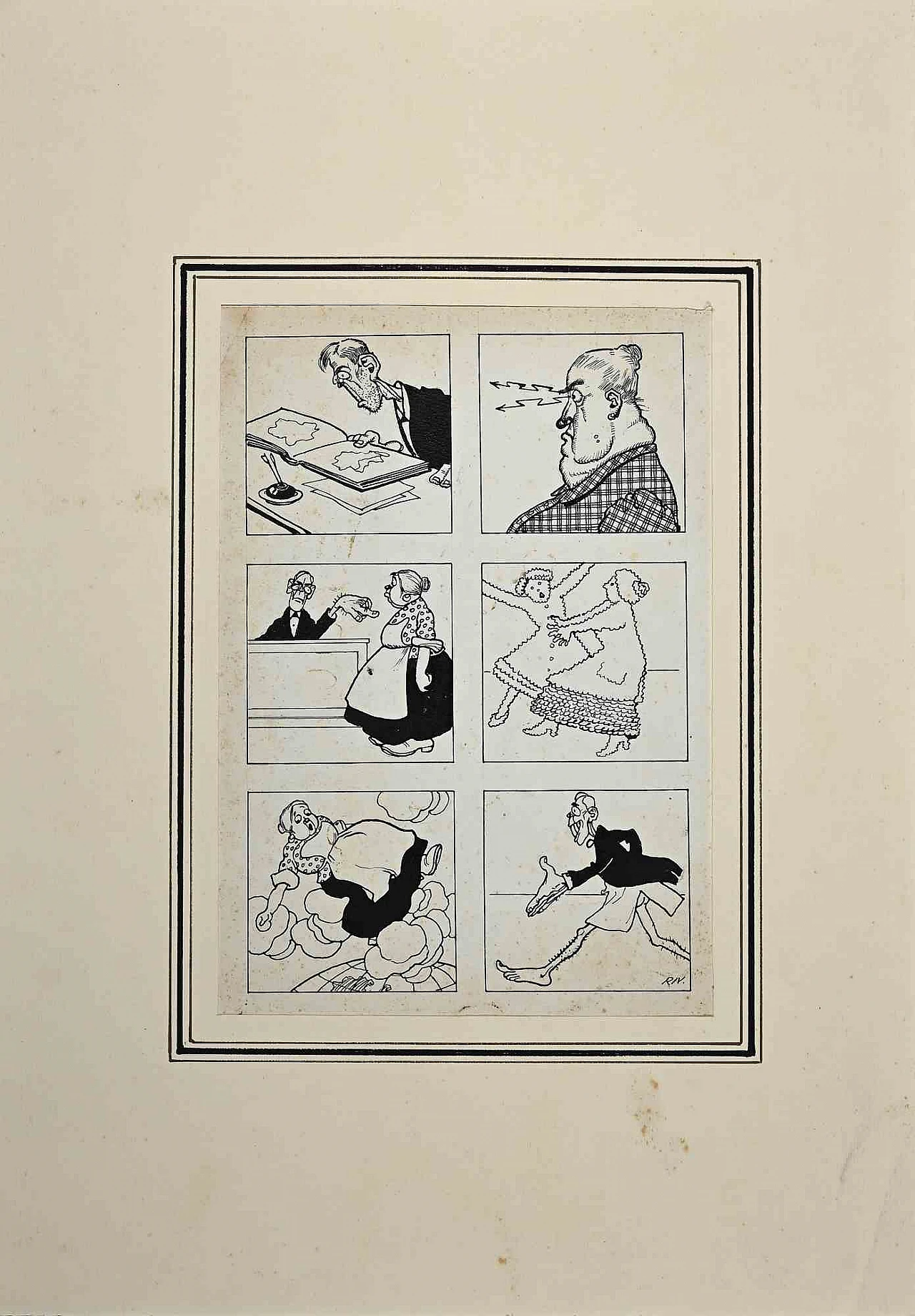 Carlo Rivalta, Schizzi, Disegno-Inchiostro 1920 - 1939 1