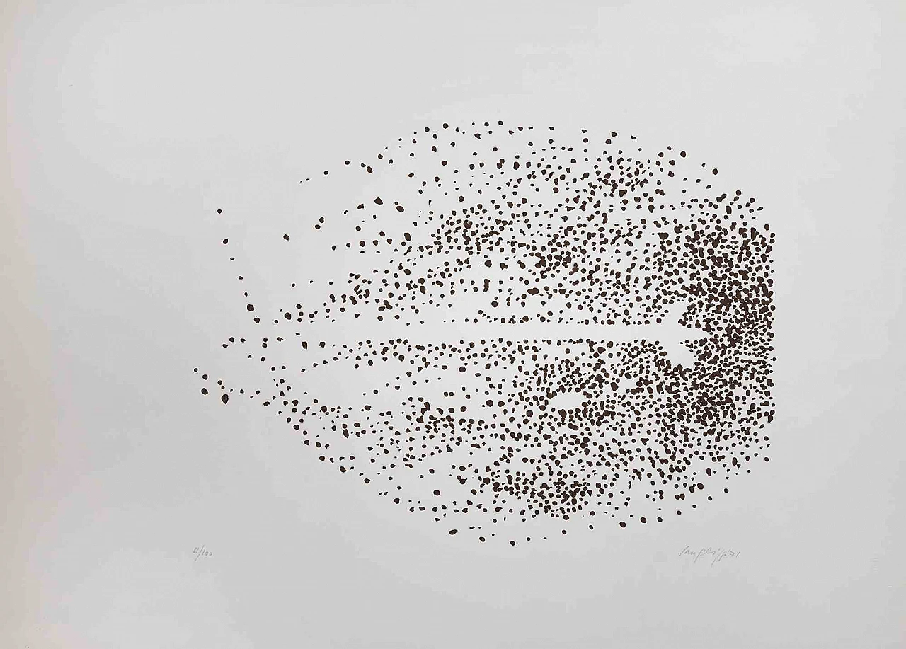 Mario Padovan, Composizione astratta, Serigrafia 1960-1979 1