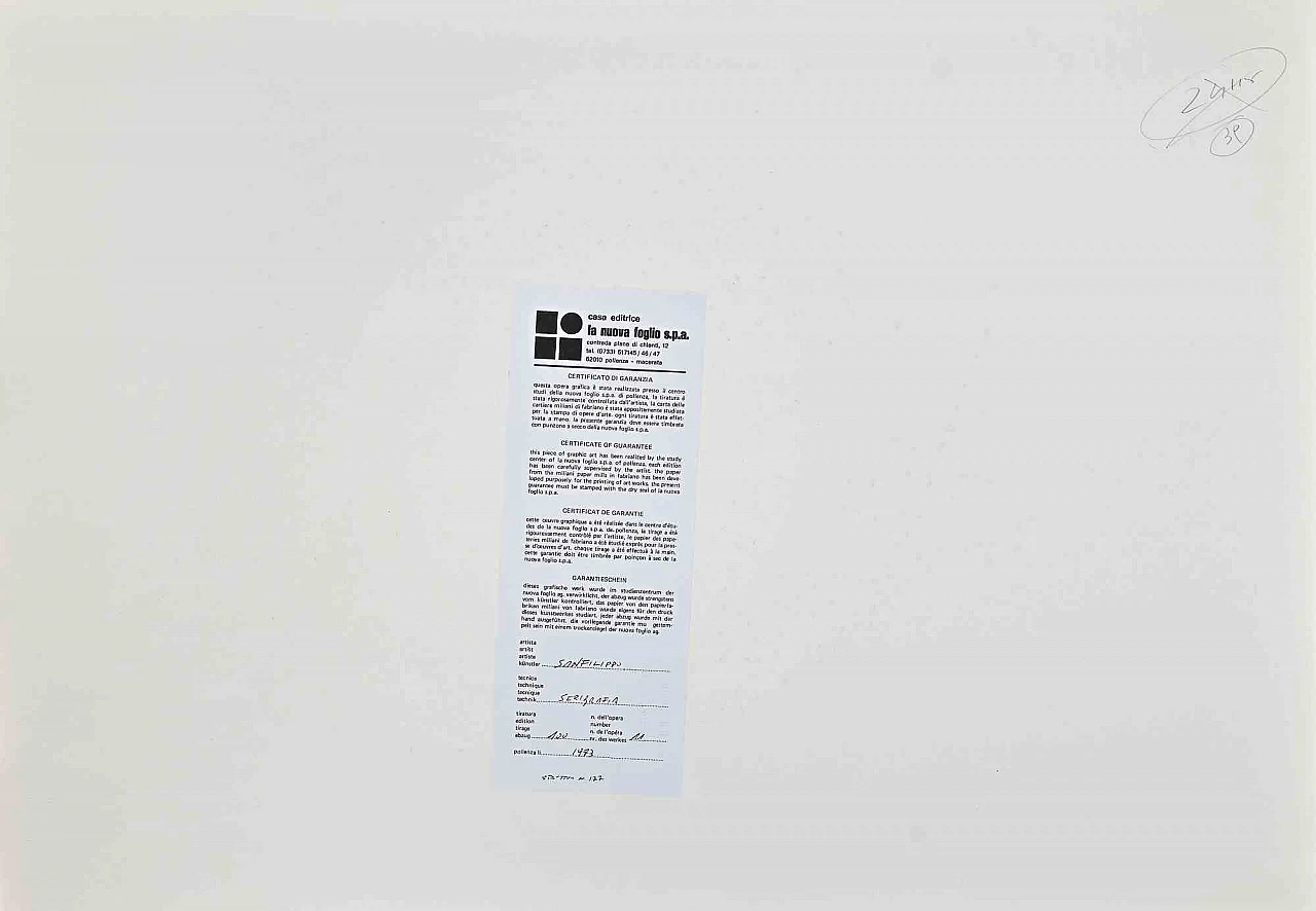 Mario Padovan, Composizione astratta, Serigrafia 1960-1979 2