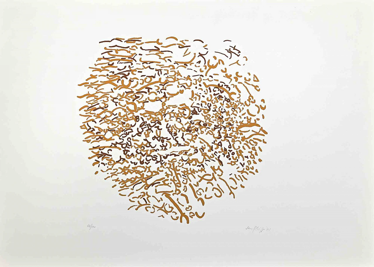 Mario Padovan, Composizione astratta, Serigrafia 1960-1979 1