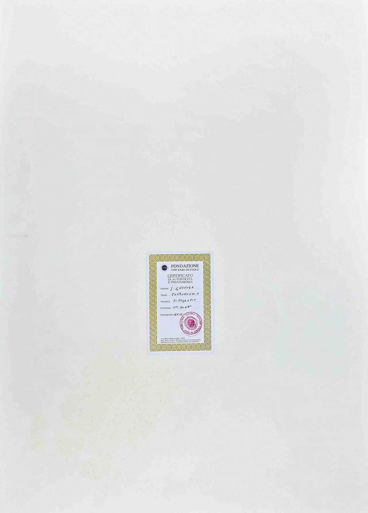 José Guevara, Bull in Red, Lithograph 1980s-1990s 3