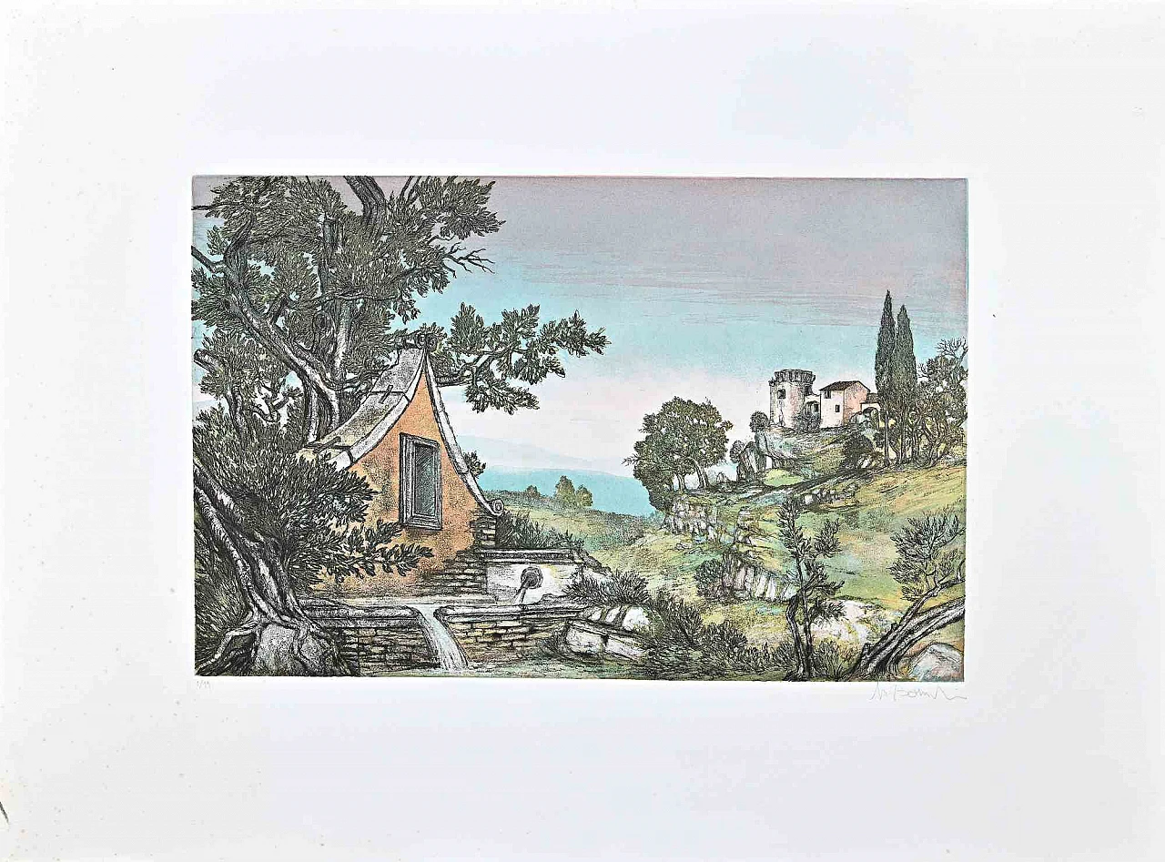 Marco Bonechi, Landscape, Etching 2000s 1