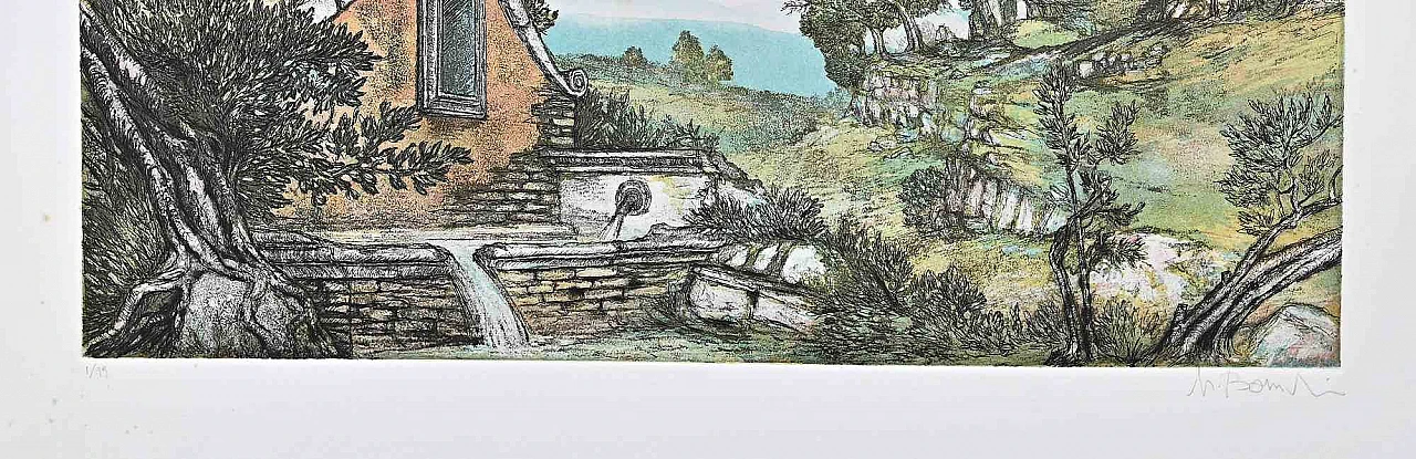 Marco Bonechi, Landscape, Etching 2000s 2
