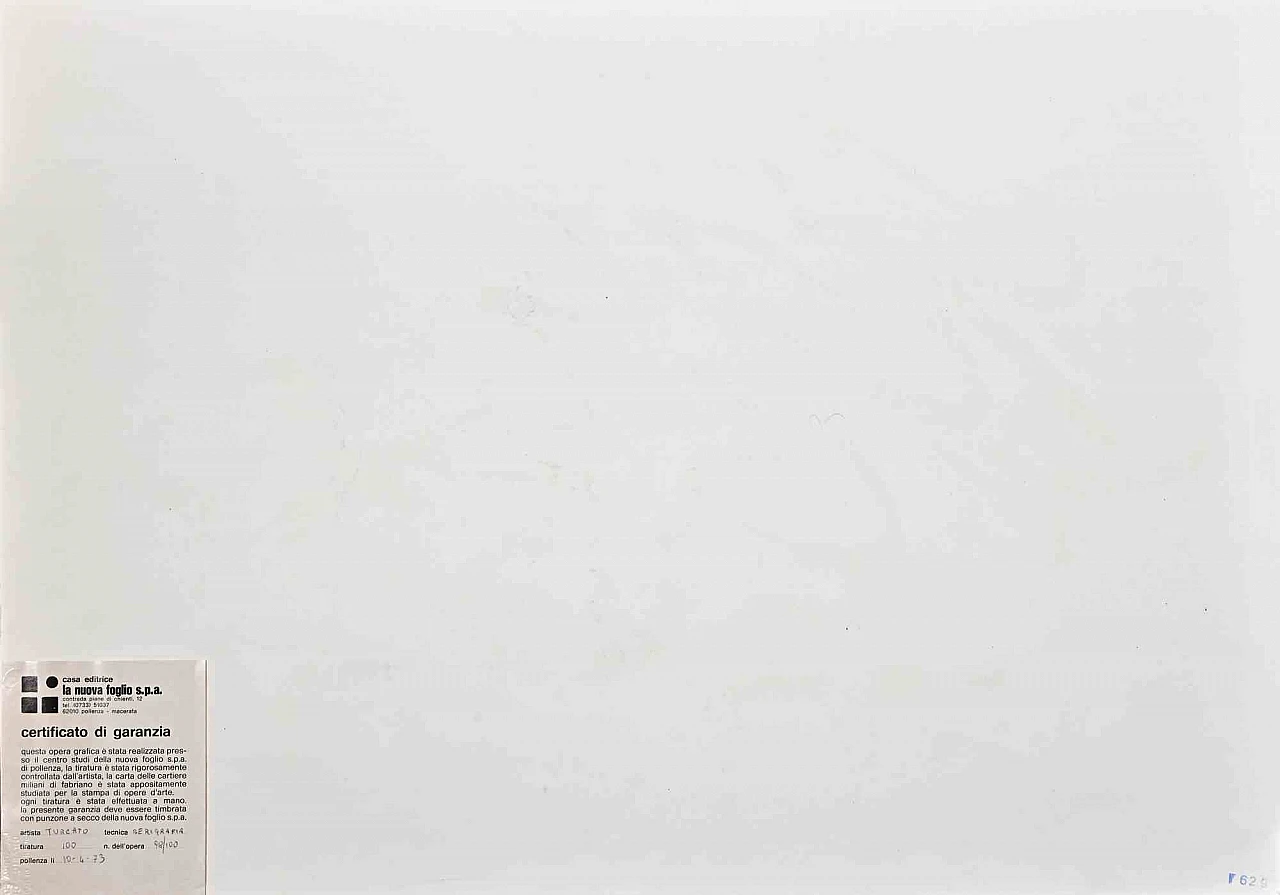 Giulio Turcato, Abstract Composition, Screenprint 1960s-1970s 2