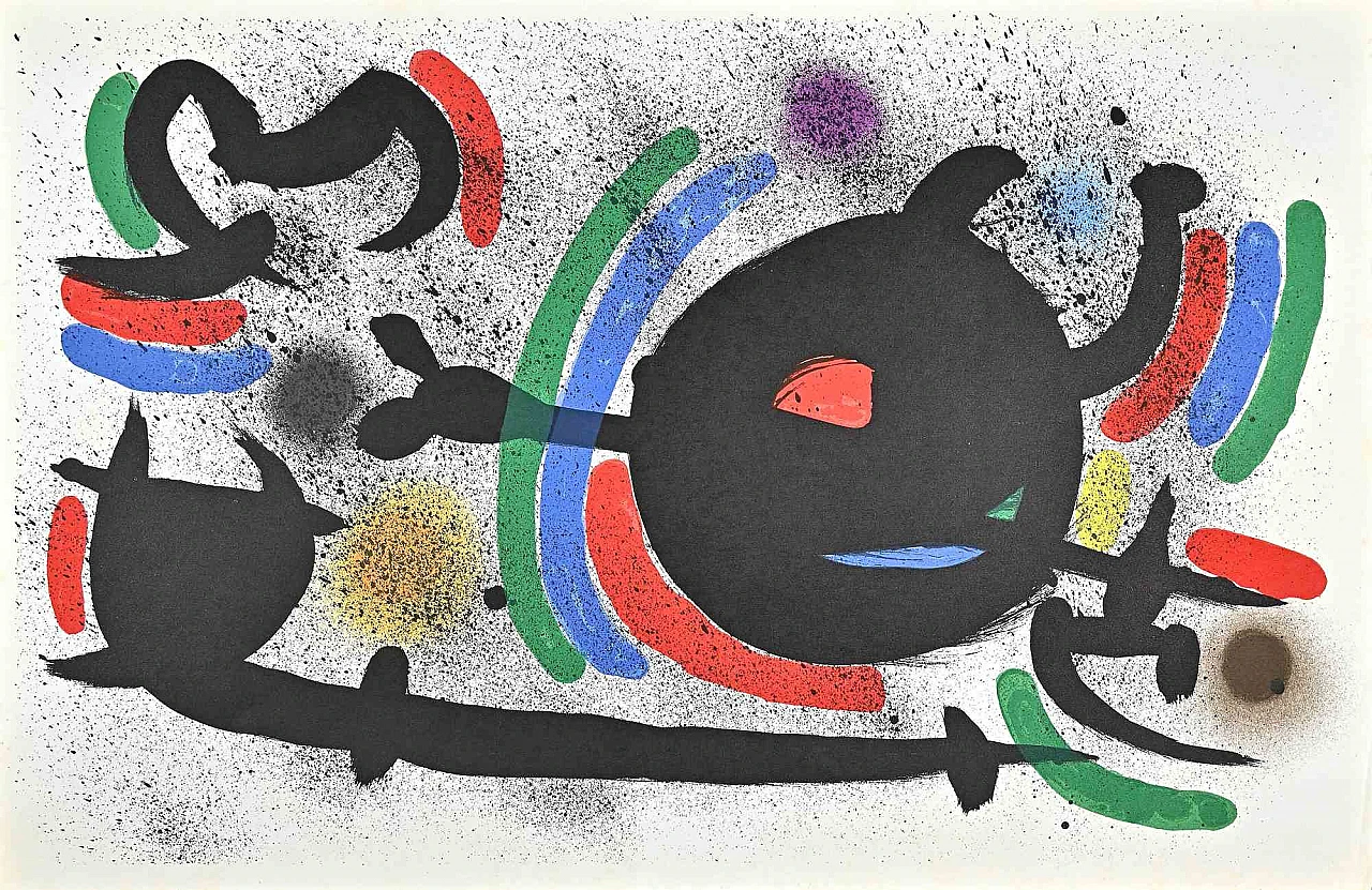 Joan Mirò, Miró Lithographe I - Plate X, Lithograph 1960s-1970s 1