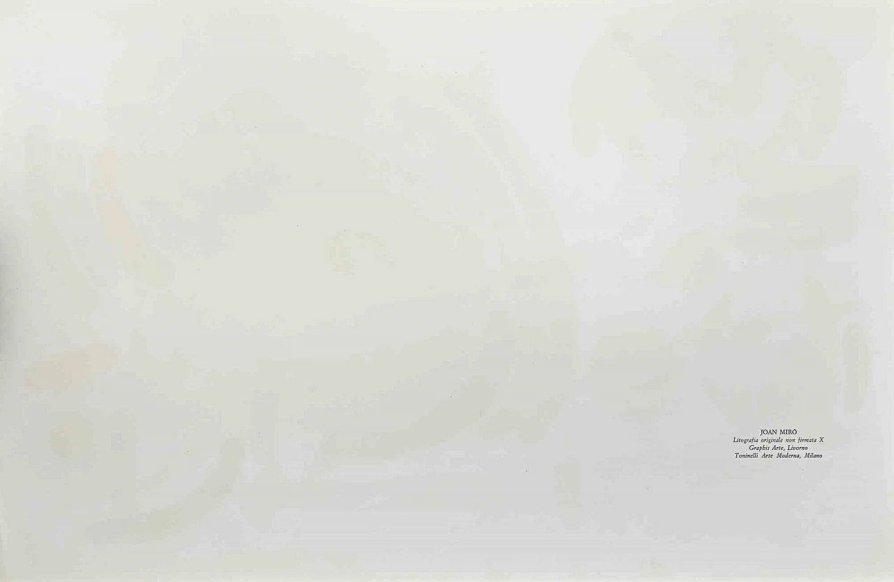 Joan Mirò, Miró Lithographe I - Plate X, Lithograph 1960s-1970s 2