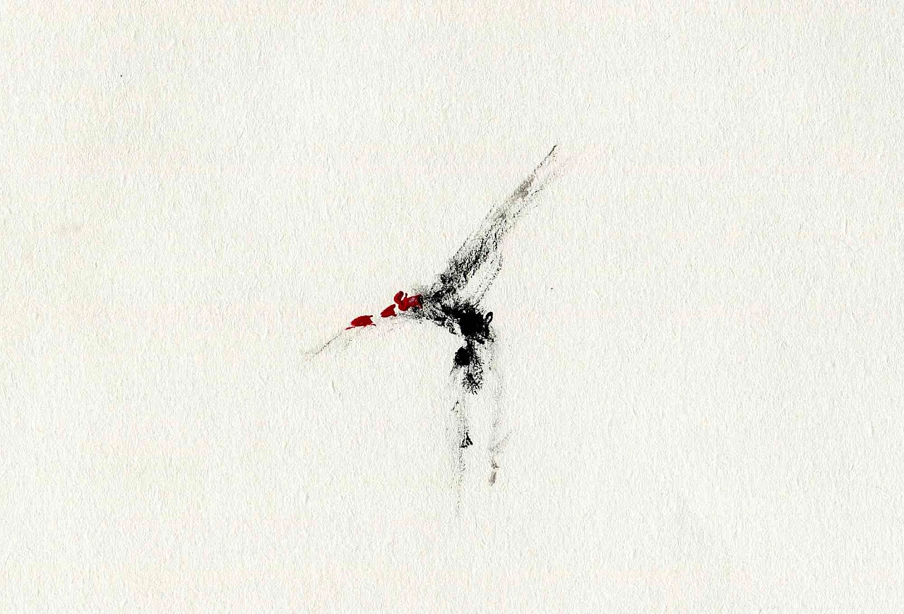 Parimah Avani, Red Song of Blood, Drawing-Ink Acrylic 2000s 4