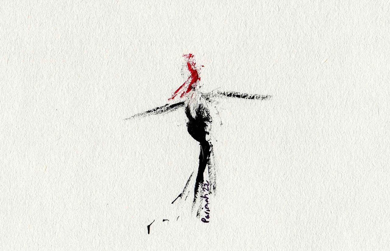 Parimah Avani, Bloody Roses Of Street, Drawing-Ink Acrylic 2000s 3