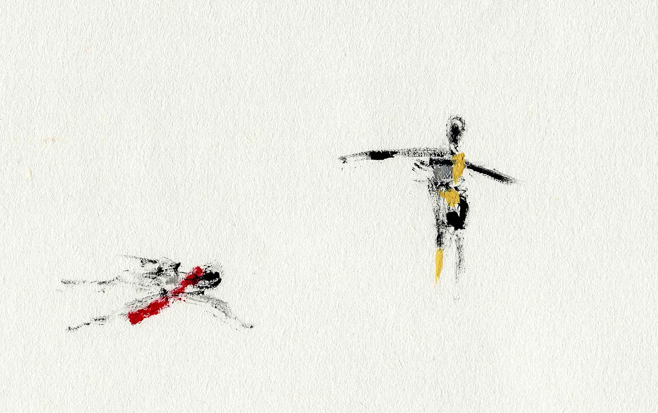 Parimah Avani, Red, Yellow, Pink Roses of Revolution, Drawing-Ink Acrylic 2000s 4