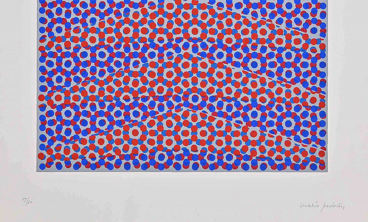 Mario Padovan, Composizione astratta, Serigrafia 1960-1979 2