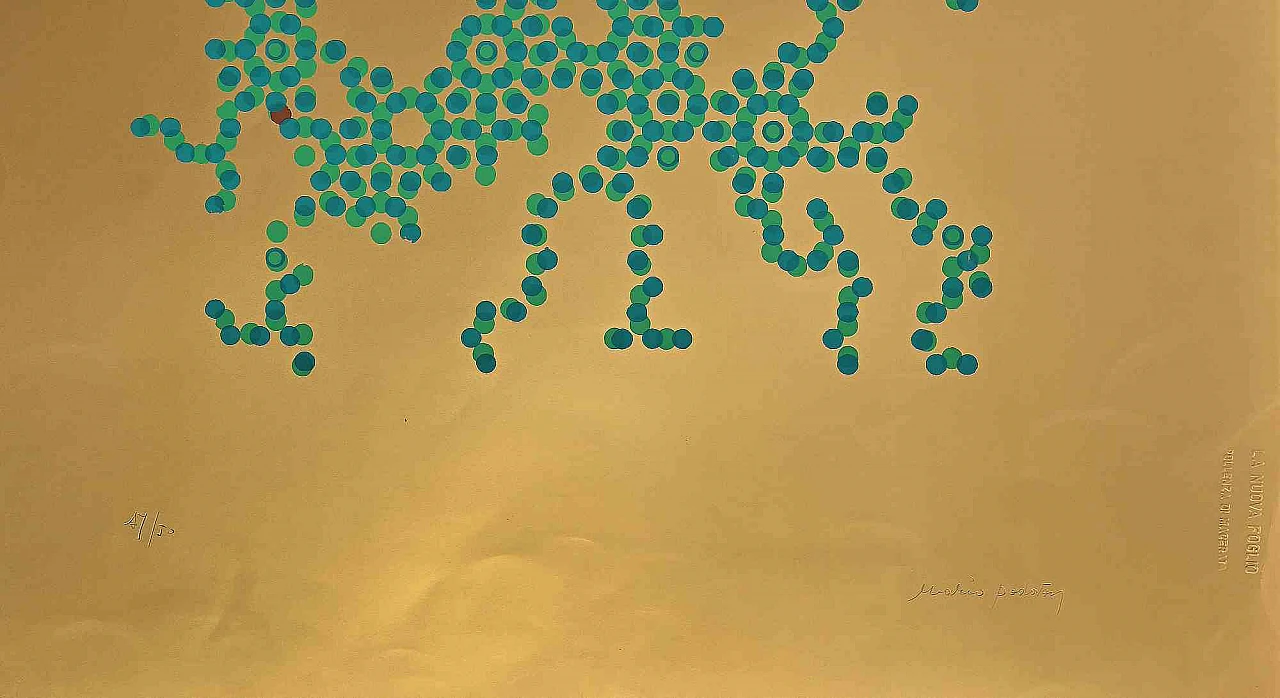 Mario Padovan, Abstract Compition, Screenprint 1960s-1970s 2