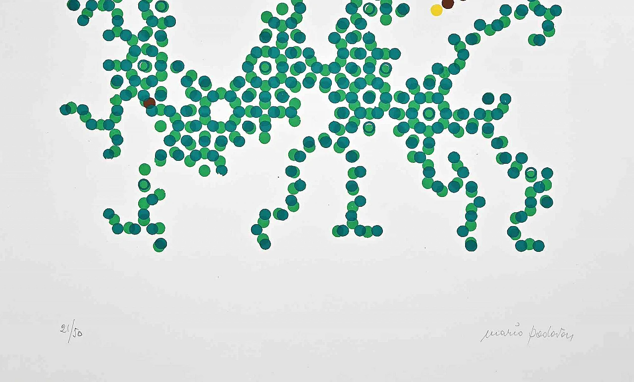 Mario Padovan, Abstract Composition, Screenprint 1960s-1970s 2