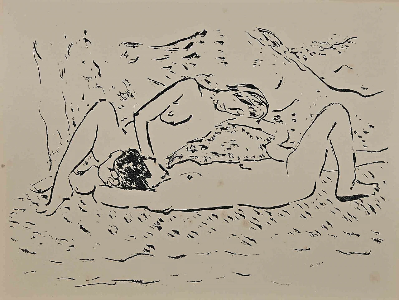 Albert Marquet, Scena erotica, Litografia 1920 - 1939 1
