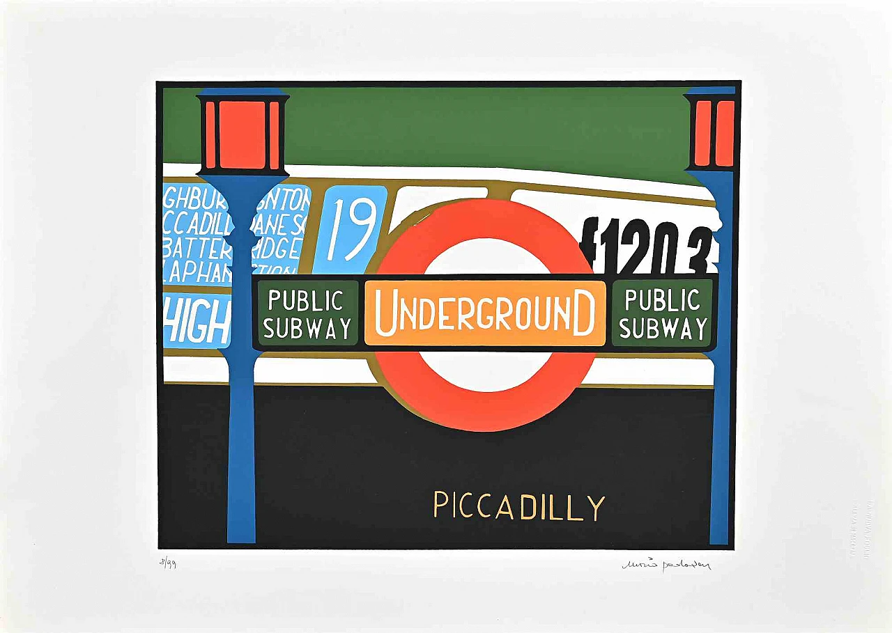 Mario Padovan, Underground, Screenprint 1960s-1970s 1
