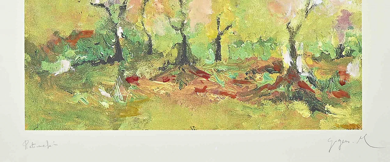 Martine Goeyens, Landscape, Photolithograph 1980s-1990s 2