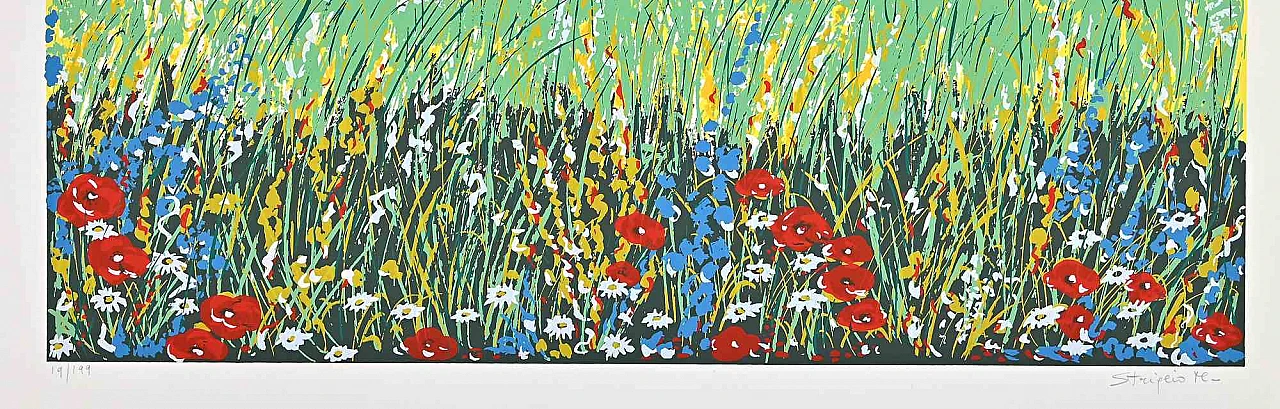 Maddalena Striglio, Prato Fiorito, Serigrafia Anni 2000 3