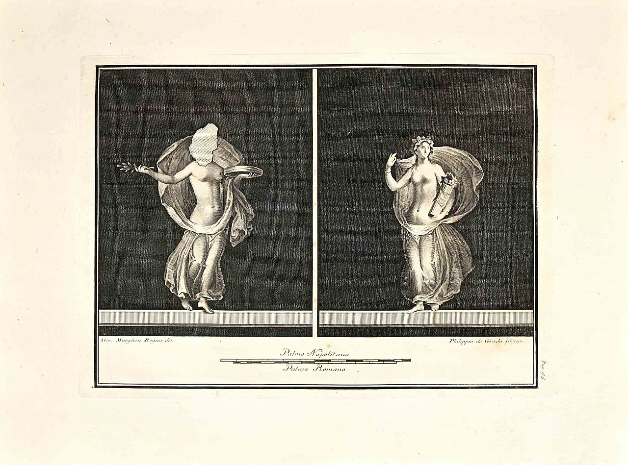 Giovanni Morghen, Affreschi romani antichi, Acquaforte '700 1