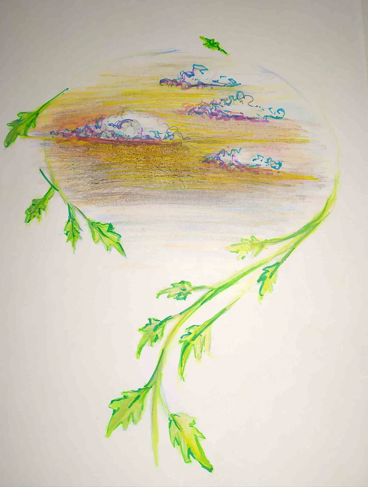 Expertimentart Lis, Abstract Nature, Drawing Illustration 2000s 1