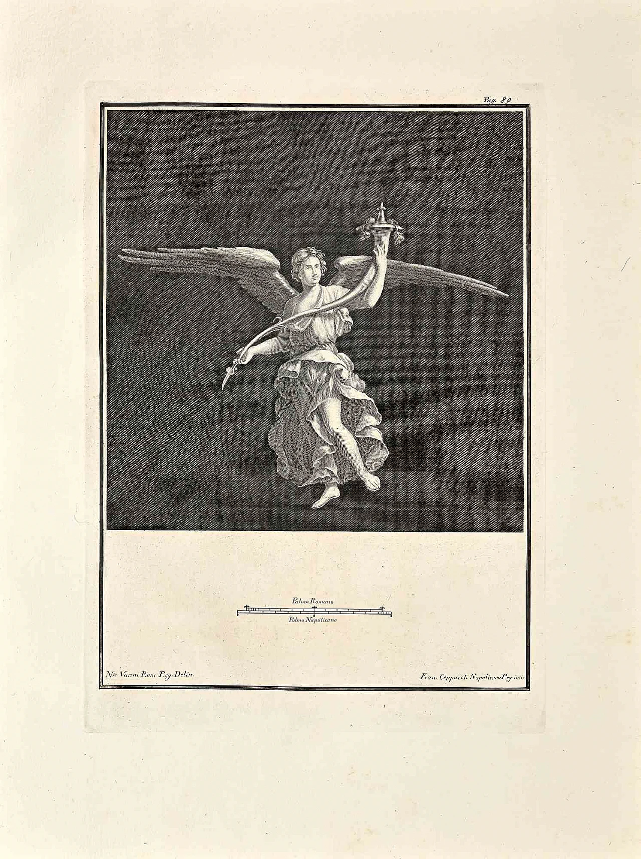 Francesco Cepparoli, Ancient Roman Cresco, Etching 18th century 1