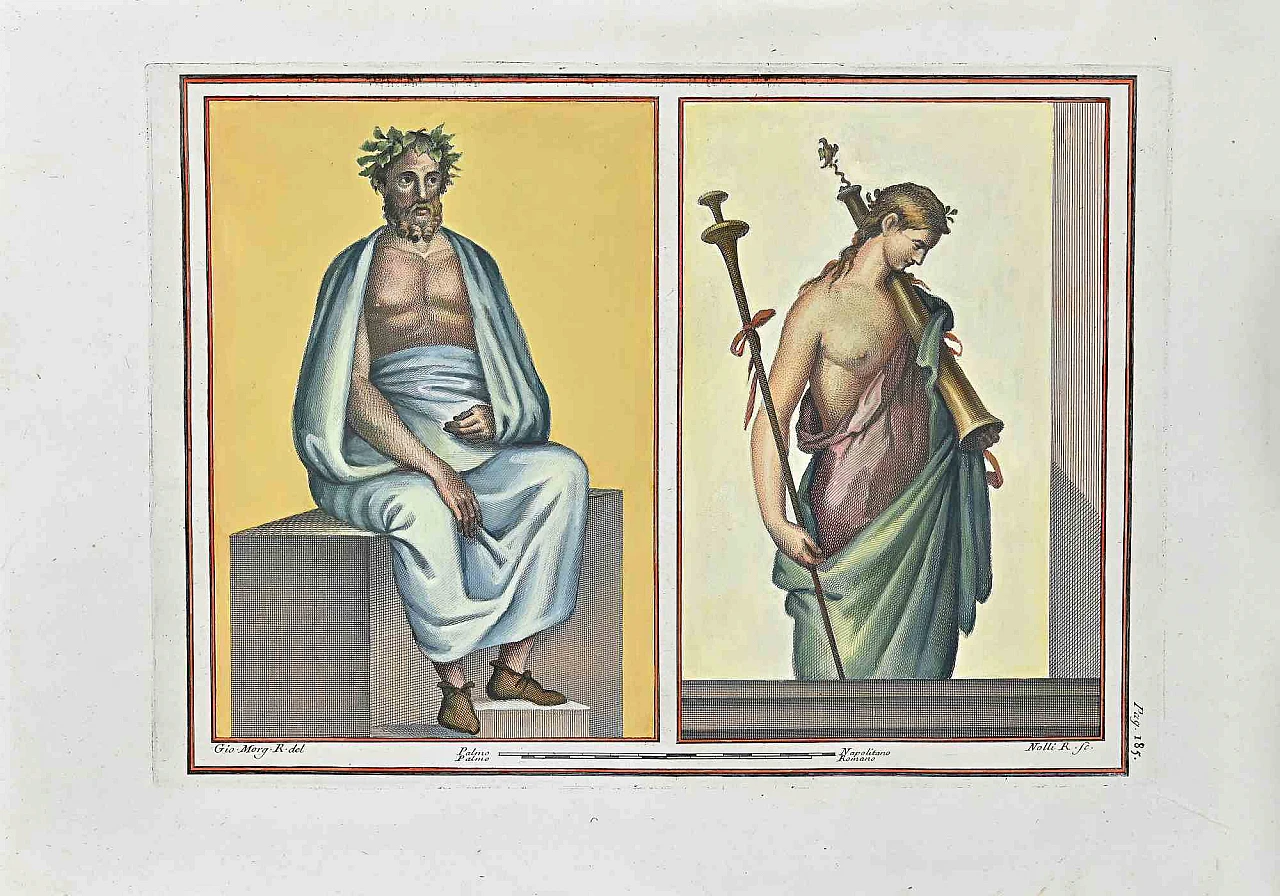 Carlo Nolli, Affreschi romani antichi, Acquaforte '700 1