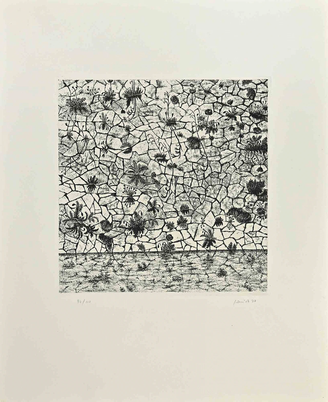 Edo Janich, Composition, Etching 2000s 1