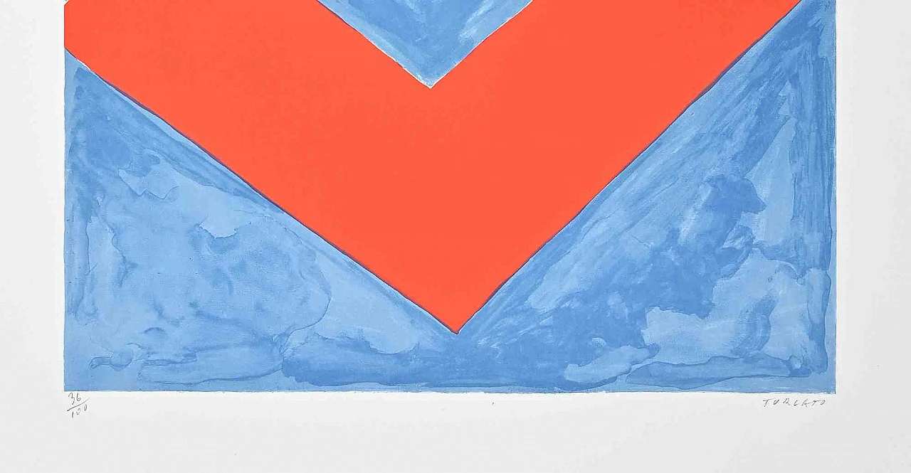 Giulio Turcato, Red Arrows, Screenprint 1960s-1970s 2