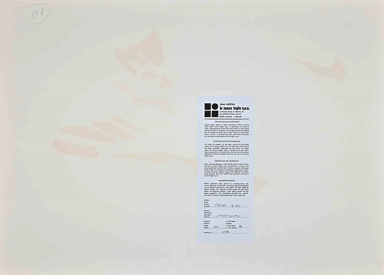 Giulio Turcato, Abstract Composition, Screenprint 1960s-1970s 2