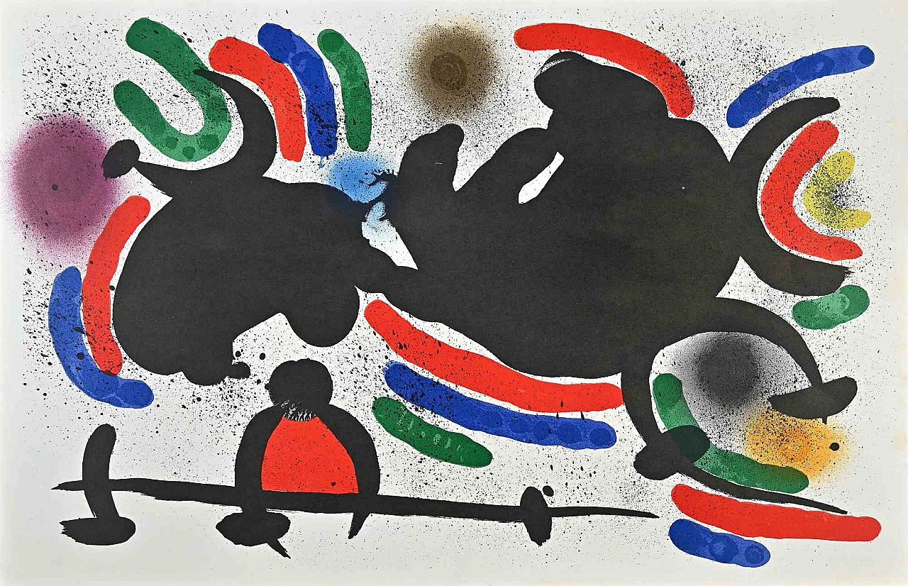 Joan Mirò, Abstract Composition, Lithograph 2000s 1