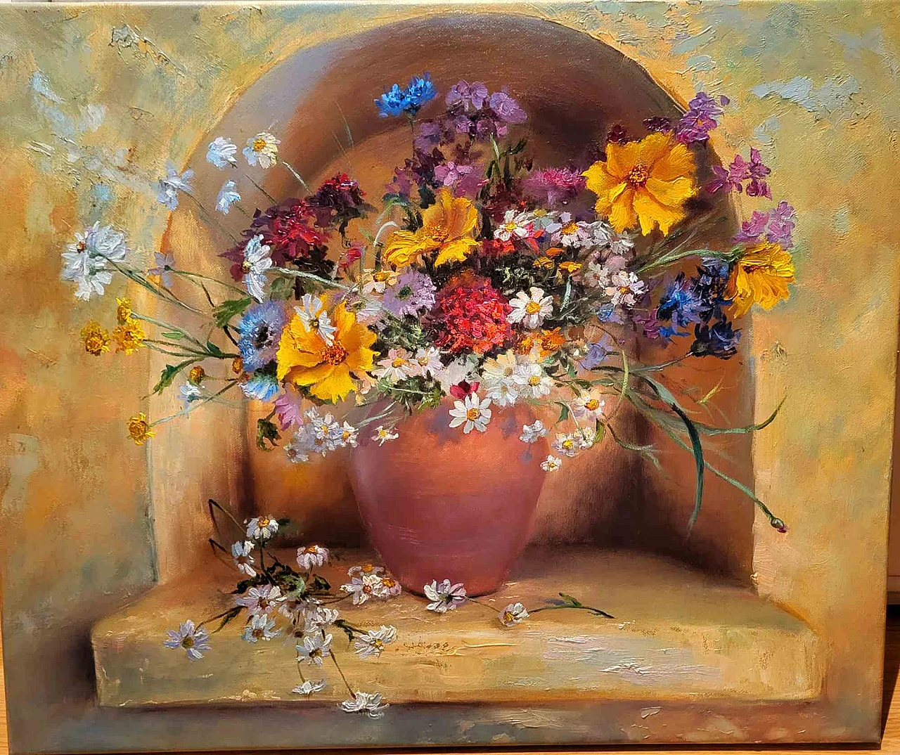 Elena Mardashova, Bellezza antica, Pittura a olio Anni 2000 1