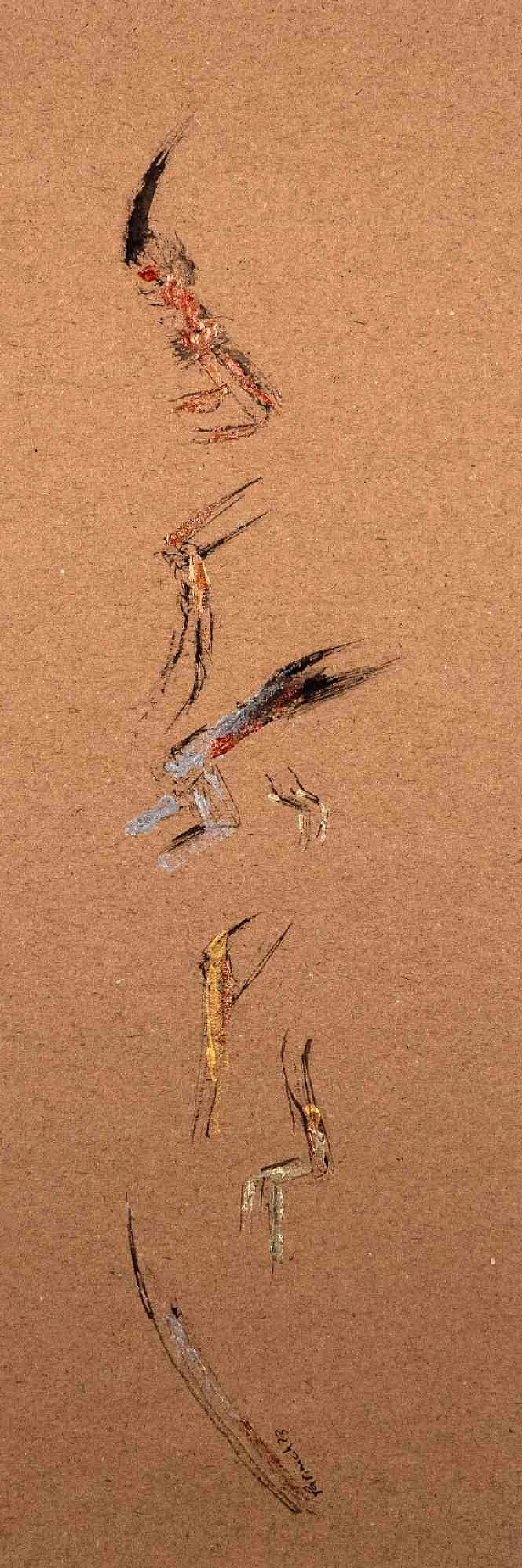 Parimah Avani, Silvery Song of Resistance, Drawing-Ink Acrylic 2000s 1