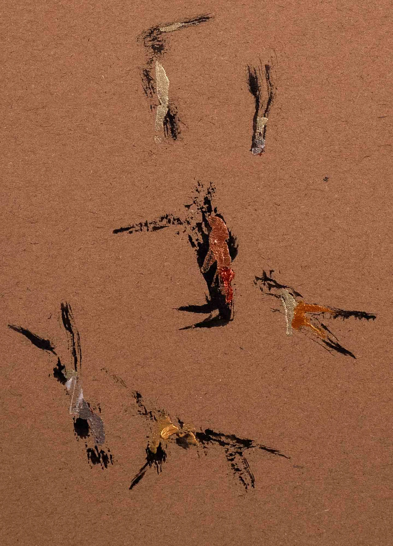 Parimah Avani, Coral Carol of Freedom, Drawing-Ink Acrylic 2000s 2