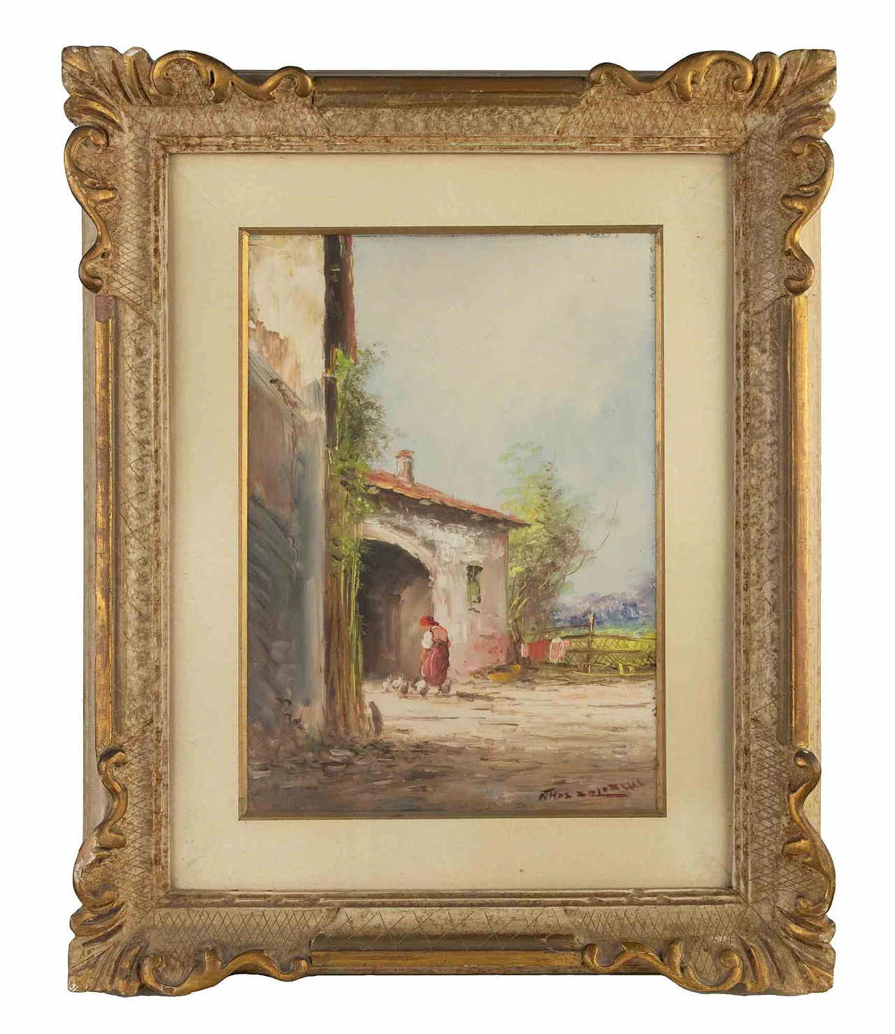 Athos Brioschi, Landscape, Oil Painting 2000s 1