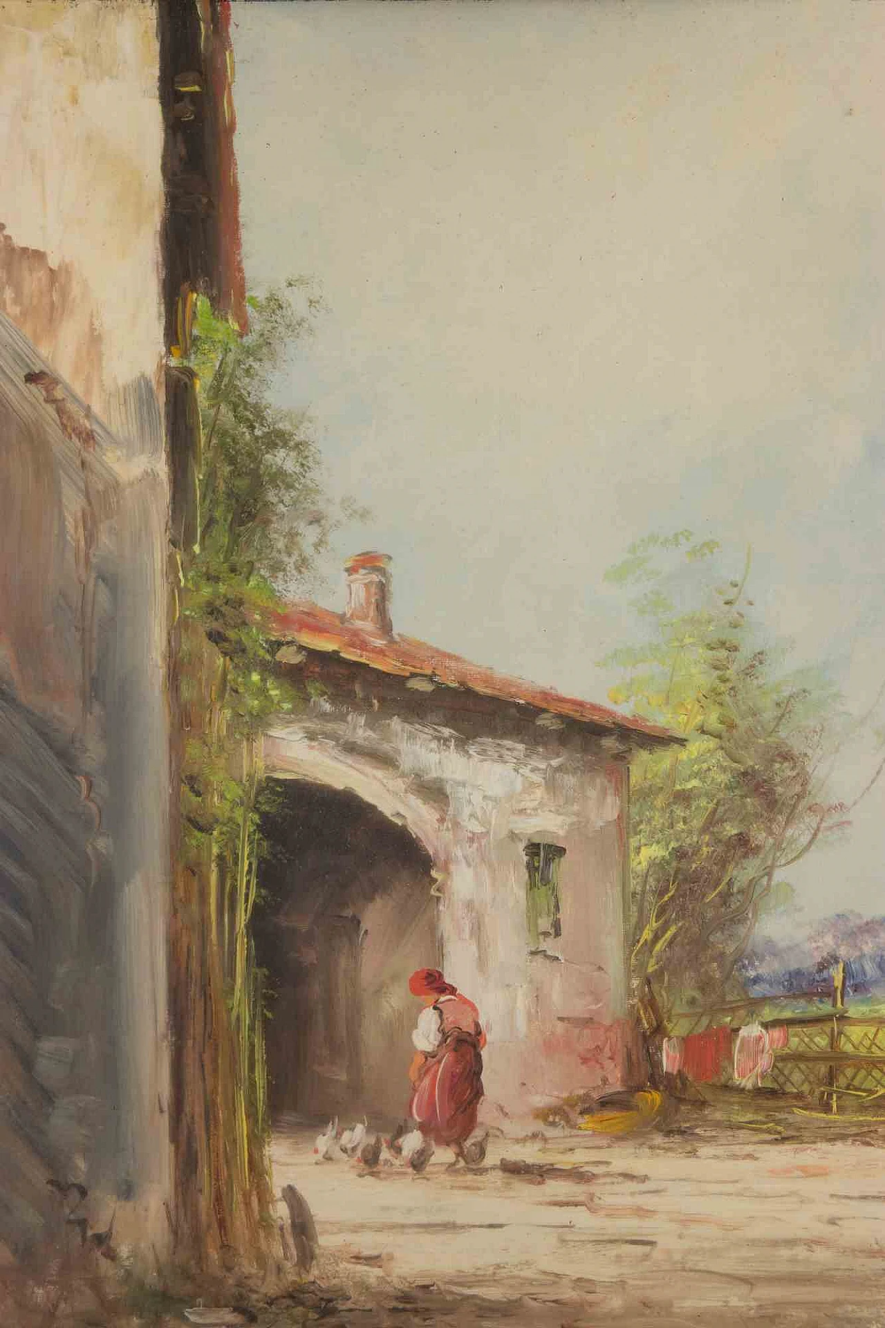 Athos Brioschi, Landscape, Oil Painting 2000s 2