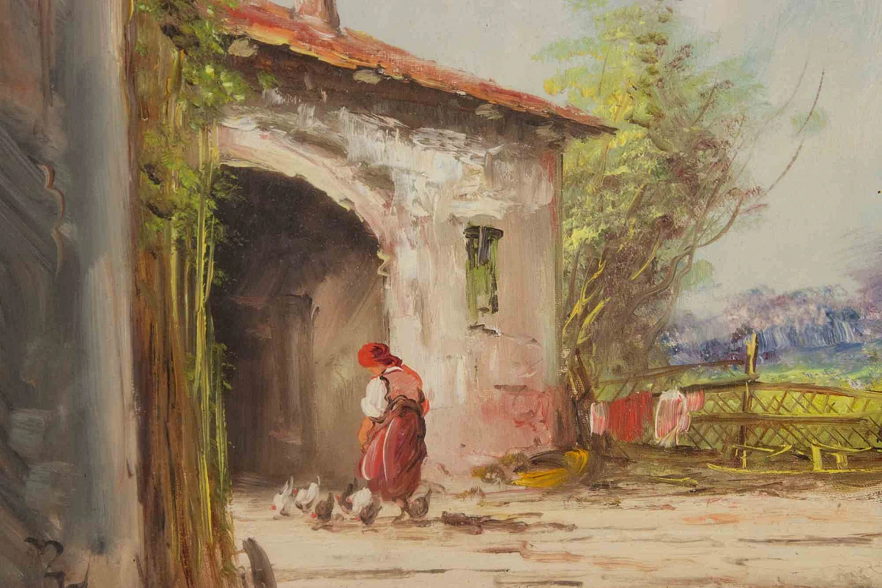 Athos Brioschi, Landscape, Oil Painting 2000s 3