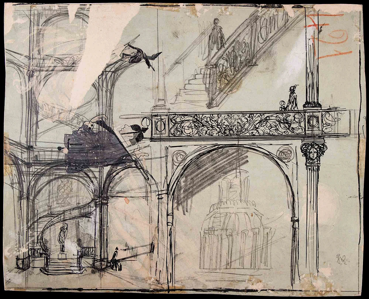 Gabriele Galantara, Architettura d'interni, Disegno 1920 - 1939 1