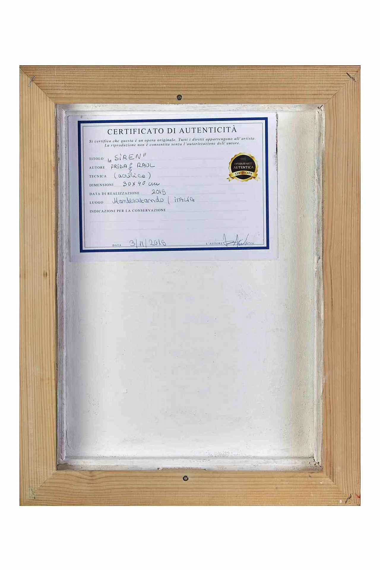 Frida&Raul, Siren, Acrylic 2000s 3