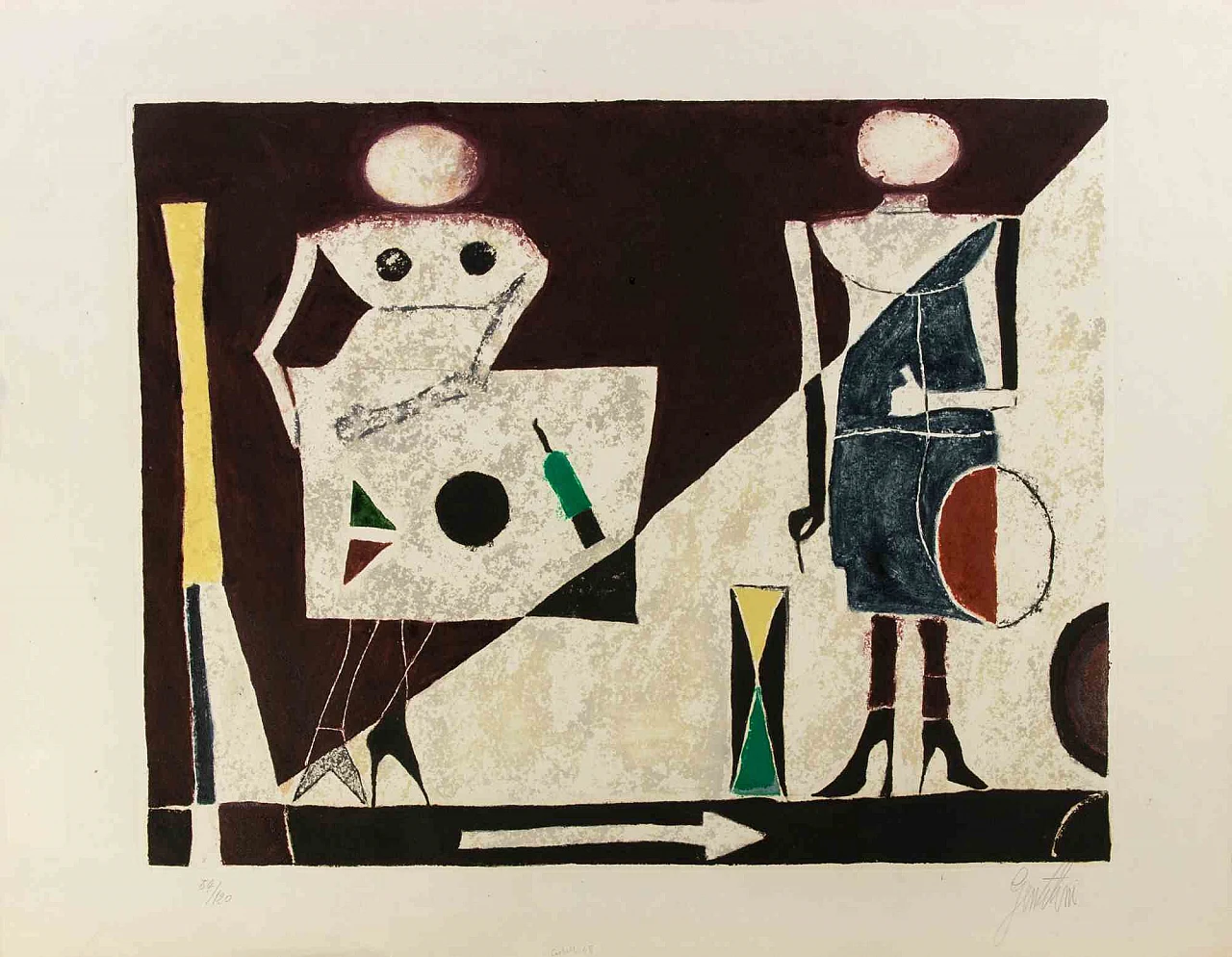 Franco Gentilini, Castles, Etching 1940s-1950s 1