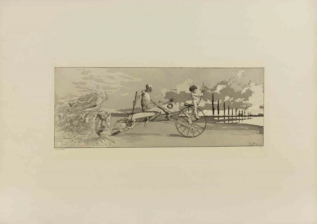 Max Klinger, Love, Death and the Beyond, Etching 2000s 1
