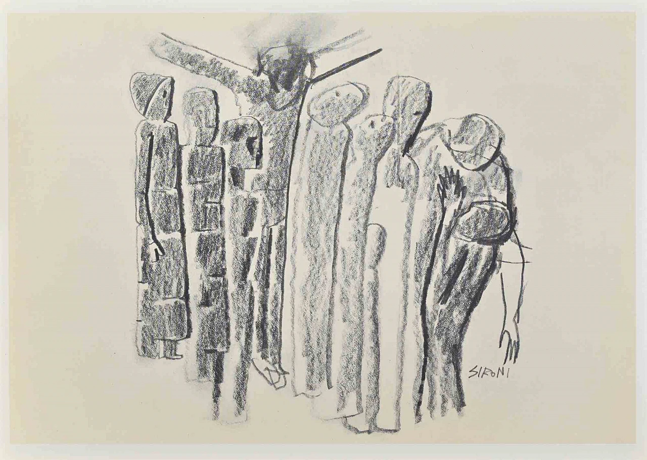 Mario Sironi, Crucifixion, Photolithograph 2000s 1
