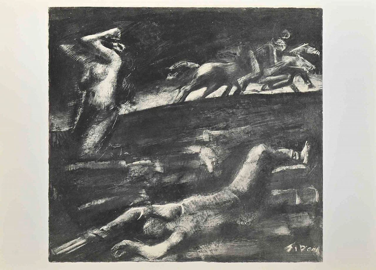 Mario Sironi, Tragedy, Photolithograph 2000s 1