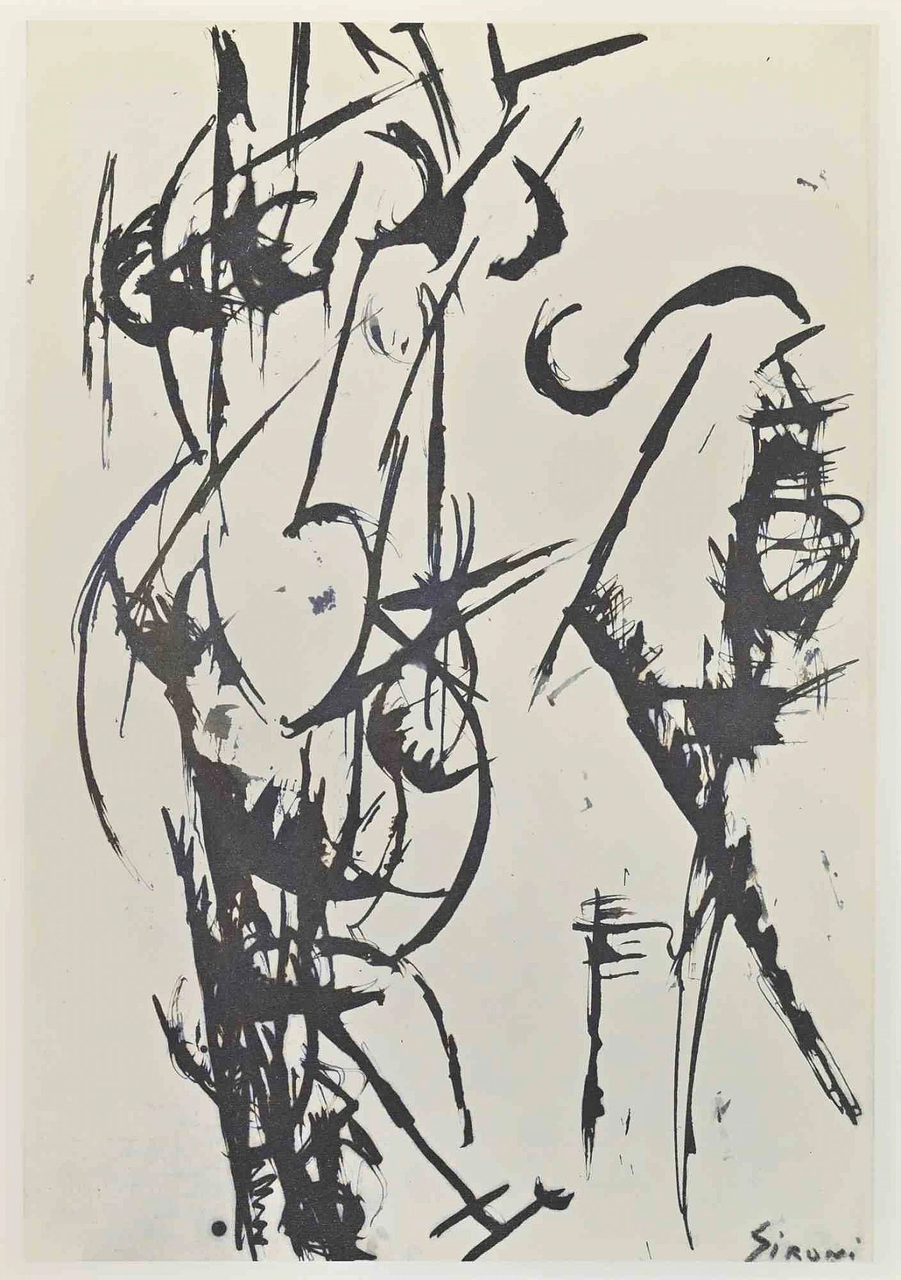 Mario Sironi, Figure in movimento, Fotolitografia Anni 2000 1