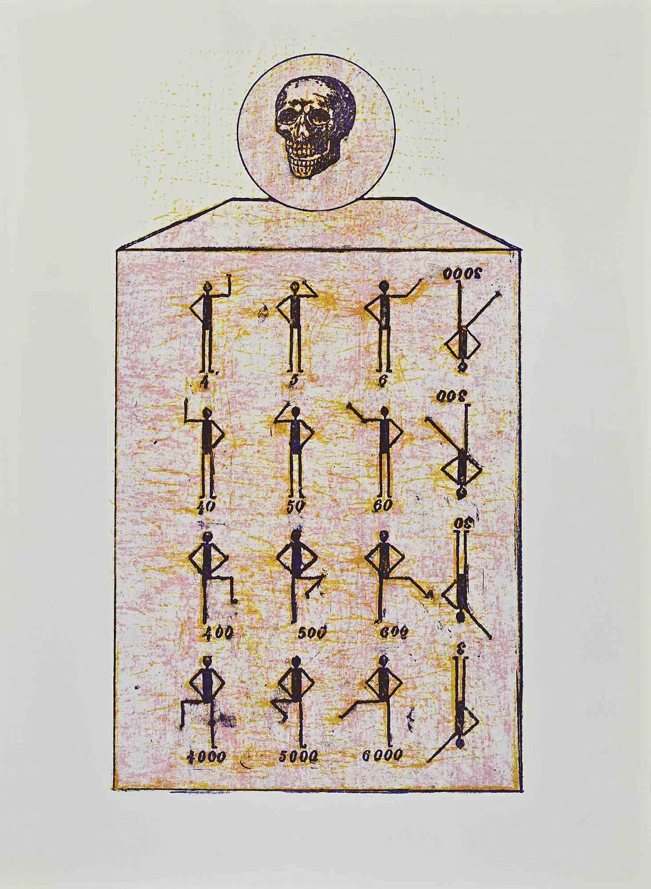 Max Ernst, La ballata del soldato, litografia 1960-1979 1